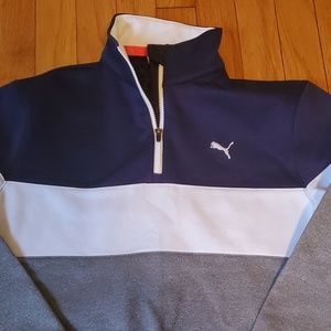 Boys Puma Golf Pullover